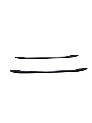 2024-2026 GMC Acadia Black Roof Luggage Rack Side Rail Set (Used OEM)