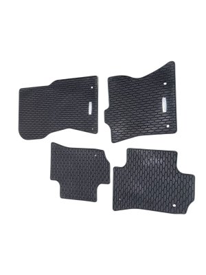 2017-2026 Jaguar F-Pace Front and Rear All-Weather Rubber Floor Mat Set (Used OEM)
