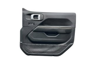 2018-2026 Jeep Wrangler Black Door Interior Trim Panel - Front, Right (Passenger) (Used OEM)