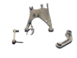 2013-2018 Bentley Continental Upper and Lower Suspension Control Arm Set - Rear, Left (Driver) (Used OEM)