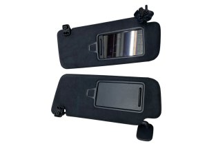 2023-2025 Genesis GV60 Black Suede Sun Visor Set - Front, Left (Driver) (Used OEM)
