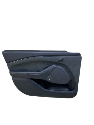 2021-2025 Ford Mustang Mach-E Gray Door Interior Trim Panel - Front, Left (Driver) (Used OEM)
