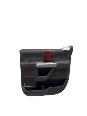 2018-2020 Ford F-150 Java (Brown) Door Interior Trim Panel - Rear, Right (Passenger) (Used OEM)