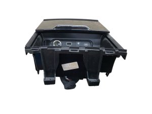 2022-2025 Hyundai Tucson Center Console Sliding Storage Tray with Wireless Charger and USB Hub (Used OEM)