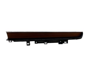 2018-2021 Lincoln Navigator Brown Dashboard Molding with Santos Wood - Front, Right (Passenger) (Used OEM)