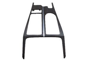 2021-2024 Genesis GV80 Brown Center Console Cup Holder Media Shifter Trim Panel - Front (Used OEM)