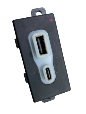 2022-2025 Chrysler Pacifica 3rd Row USB Type-C Charging Port Hub - Rear (Used OEM)