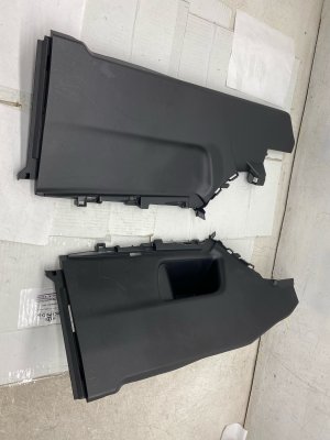 2024-2025 Toyota Grand Highlander Lower Console Trim Panel Cover with Insert (Used OEM)