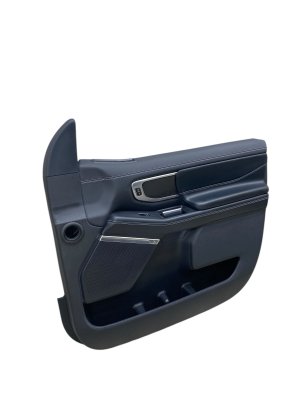 2022-2025 Ford Expedition Black Onyx Door Interior Trim Panel with Stealth Appearance Package - Front, Right (Passenger) (Used OEM)