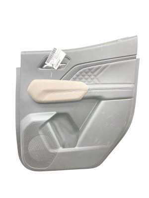 2023-2025 GMC Canyon Jet Black Door Interior Trim Panel - Rear, Right (Passenger) (Used OEM)