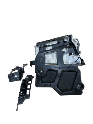 2010-2016 Porsche Panamera Bumper Support Mount Bracket with Heat Shield Assembly - Rear (Used OEM)