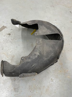 2010-2016 Porsche Panamera Inner Fender Liner - Rear, Left (Driver) (Used OEM)