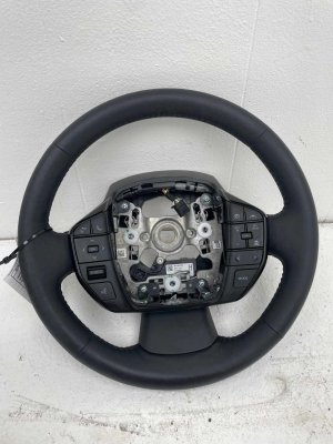 2023-2025 Toyota Prius Black Heated Leather Steering Wheel Assembly with Controls (Used OEM)