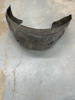 2010-2016 Porsche Panamera Inner Fender Liner - Rear, Right (Passenger) (Used OEM)