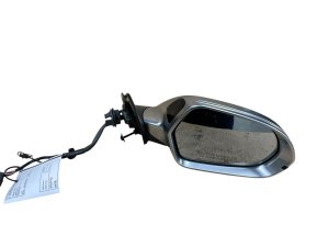 2012-2018 Audi A6 Silver Power Folding Door/Side View Mirror - Right (Passenger) (Used OEM)