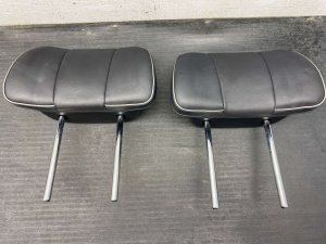 2023-2025 Hyundai Palisade Black 2nd Row Nappa Leather Seat Headrest Set - Rear, Right (Passenger) (Used OEM)