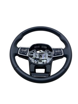 2024-2025 Kia Sorento Black Leather Steering Wheel Assembly with Auto Stop-Go - Front (Used OEM)