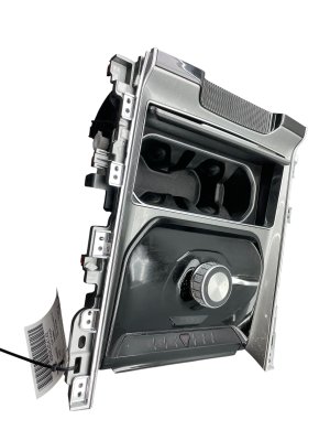 2022-2025 Jeep Wagoneer Center Console Gear Shift Selector and Cupholder Trim Bezel Panel - Front (Used OEM)