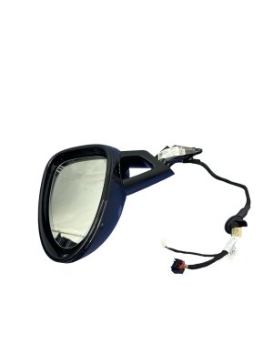 2022-2025 Porsche Macan Black Power Folding Door/Side View Mirror - Front, Left (Driver) (Used OEM)