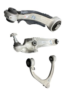 2021-2024 Jaguar F-Pace Upper and Lower Suspension Control Arm Set - Front, Left (Driver) (Used OEM)