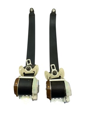 2022-2025 INFINITI QX60 Black 2nd Row Seat Belt Assembly Set - Rear, Right (Passenger) (Used OEM)