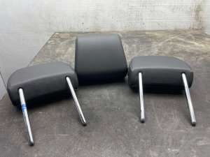 2021-2023 Jaguar F-Pace Ebony (Black) Seat Headrest Set (3) - Rear, Left (Driver) (Used OEM)