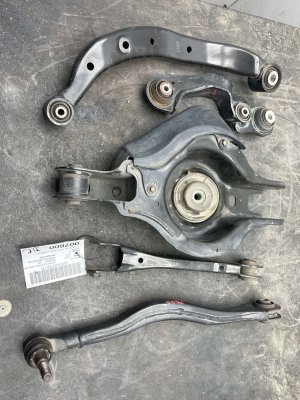 2024-2025 Toyota Grand Highlander Upper and Lower Suspension Control Arm Set - Rear, Right (Passenger) (Used OEM)