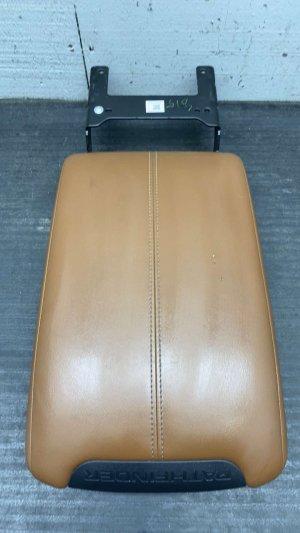 2022-2025 INFINITI QX60 Brown Center Console Storage Compartment Armrest Lid - Front (Used OEM)