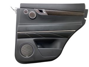 2021-2024 Genesis GV80 Black Door Interior Trim Panel with Power Sunshade and Premium Audio - Rear, Right (Passenger) (Used OEM)