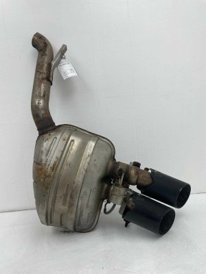 2014-2016 Porsche Panamera Exhaust Muffler with Tip - Rear (Used OEM)