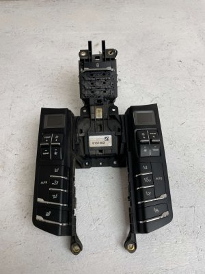 2014-2016 Porsche Panamera Temperature Control Panel with Heated Seats - Rear (Used OEM)