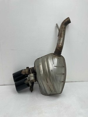 2014-2016 Porsche Panamera Exhaust Muffler with Tip - Rear (Used OEM)