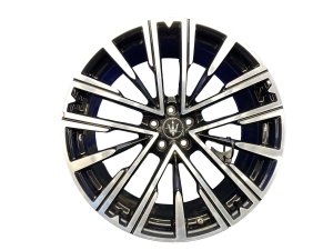 2023-2026 Maserati Grecale Silver 21x9 Multi-Spoke Silver and Black Alloy Wheel (Used OEM)