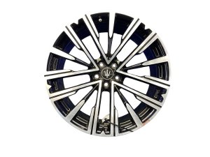 2022-2026 Maserati Grecale Silver 21x9 Multi-Spoke Silver and Black Alloy Wheel (Used OEM)
