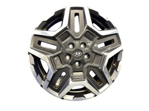 2021-2023 Hyundai Santa Fe Black 19x7.5 5-Slotted Spoke Machined Gray Alloy Wheel (Used OEM)
