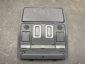 2021-2023 Jaguar F-Pace Ebony (Black) Overhead Console with Dome Light - Front (Used OEM)