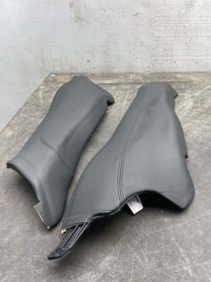 2021-2023 Jaguar F-Pace Ebony (Black) Seat Bolster Trim Panel Cover Set - Rear (Used OEM)