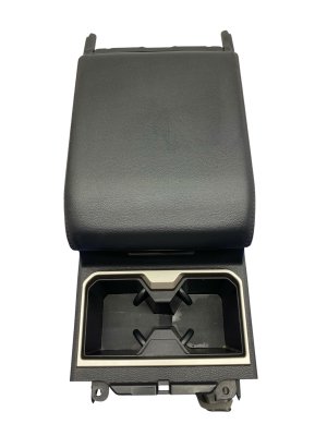 2025-2026 Toyota 4Runner Black Center Console Storage Compartment Trim Panel with Wireless Charger - Front (Used OEM)