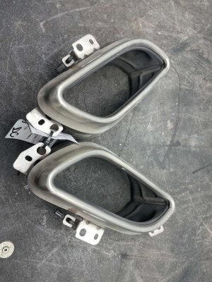 2021-2023 Jaguar F-Pace Exhaust Tail Pipe Tip Set - Rear (Used OEM)