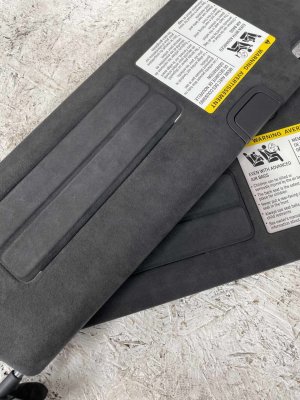 2022-2026 Lucid Air Black Sun Visor Set (Used OEM)