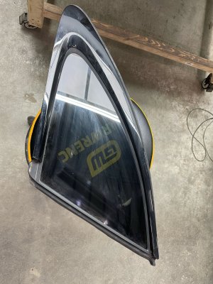 2017-2024 Jaguar F-Pace Quarter Window Glass Panel - Rear, Right (Passenger) (Used OEM)