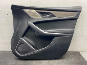 2021-2023 Jaguar F-Pace Ebony (Black) Door Interior Trim Panel - Front, Right (Passenger) (Used OEM)