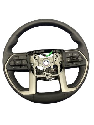 2025-2026 Toyota 4Runner Black Heated Leather Steering Wheel - Front (Used OEM)