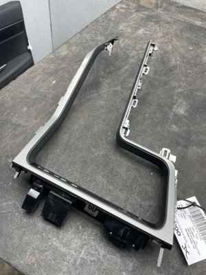 2024-2025 Lexus TX500h Center Console Bezel Trim Panel with Power Outlets - Front (Used OEM)