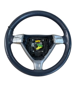 2005-2008 Porsche Boxster Black Leather Steering Wheel Assembly (Used OEM)