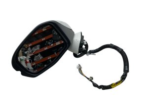 2025 Acura ADX White Platinum Power Blind Spot Turn Signal Door/Side View Mirror - Left (Driver) (Used OEM)