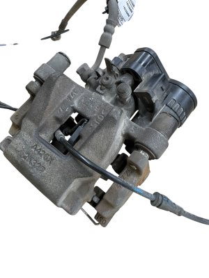 2017-2020 Jaguar F-Pace Red Disc Brake Caliper and Bracket with Parking Brake Motor - Rear, Right (Passenger) (Used OEM)