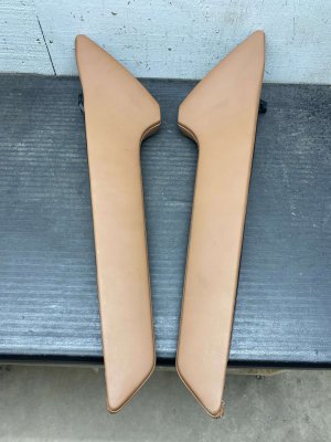 2022-2025 INFINITI QX60 Brown Center Console Trim Panel Set - Front (Used OEM)