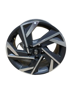 2024-2025 Hyundai Elantra 17x7 5-Spoke Machined Charcoal Alloy Wheel (Used OEM)