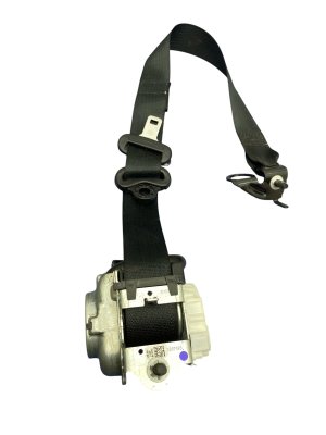 2021-2025 Ford F-150 Black Seat Belt Assembly - Rear, Right (Passenger) (Used OEM)